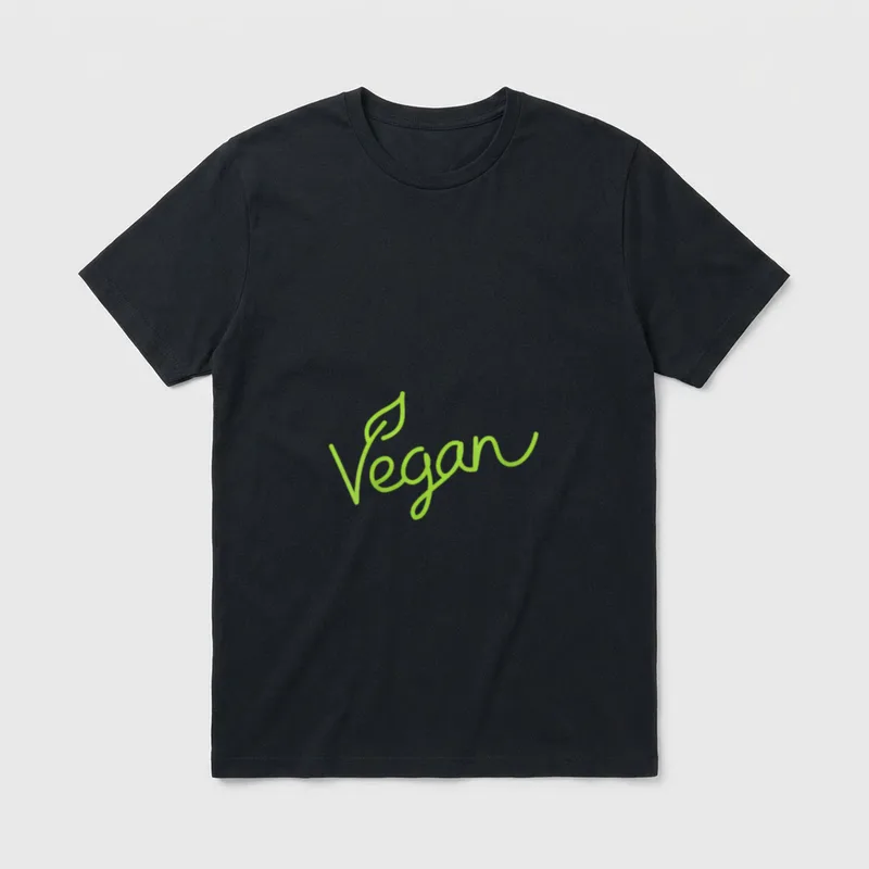Vegan Diet Vegetarian Men T-Shirt – Classic T-Shirt in Black