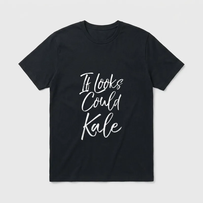 Funny Kale Pun Vegan T-Shirt – Classic T-Shirt in Black