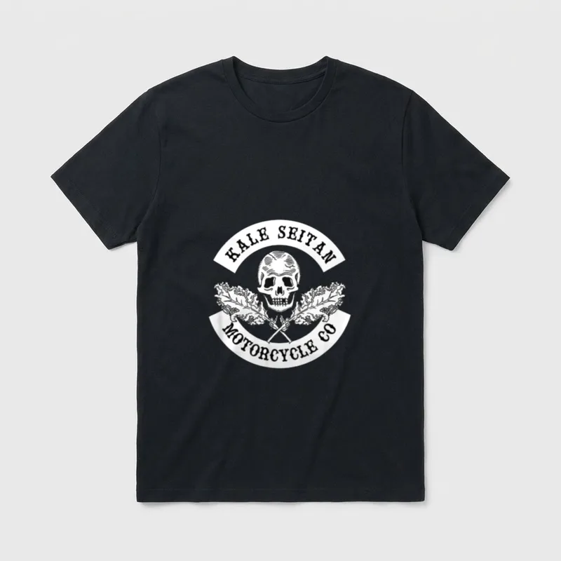 Kale Seitan Motorcycle T-Shirt – Classic T-Shirt in Black