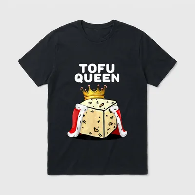 Tofu Queen Tofu Lover T-Shirt – Classic T-Shirt in Black