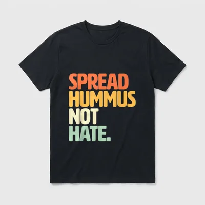 Veggie Humor Spread Hummus T-Shirt – Classic T-Shirt in Black