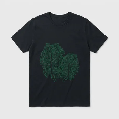 Kale Lover Vegetable Vegan T-Shirt – Classic T-Shirt in Black