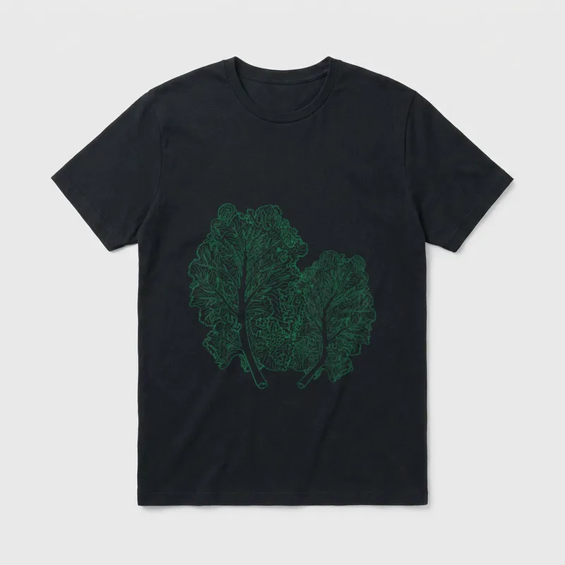 Kale Lover Vegetable Vegan T-Shirt – Classic T-Shirt in Black