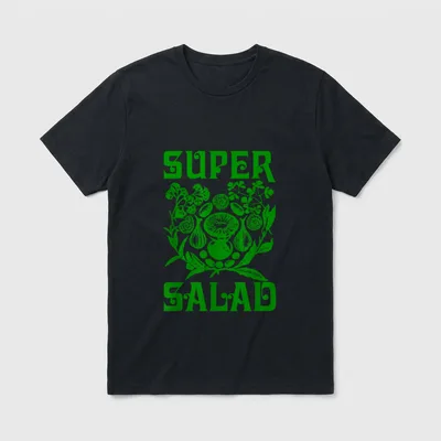 Super Salad Funny Pun T-Shirt – Classic T-Shirt in Black