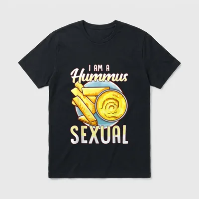 Funny Im A Hummus T-Shirt – Classic T-Shirt in Black