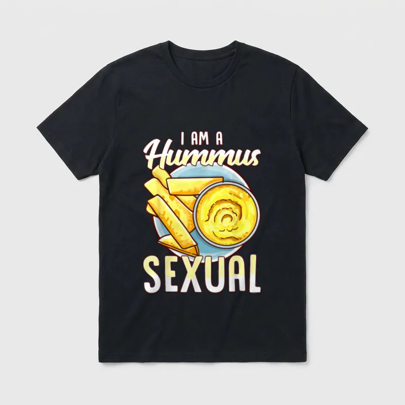 Funny Im A Hummus T-Shirt – Classic T-Shirt in Black