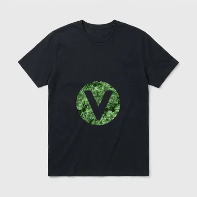Vegan and Vegetarian Logo T-Shirt – Classic T-Shirt in Black