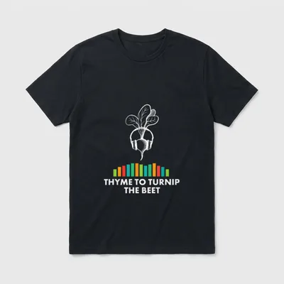 Thyme to Turnip the Beet Live T-Shirt – Classic T-Shirt in Black