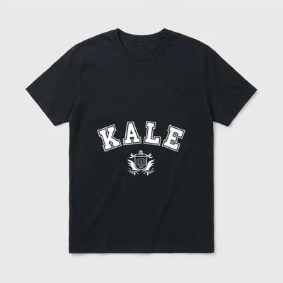 Kale Vegan Botanical Gardening T-Shirt – Classic T-Shirt in Black