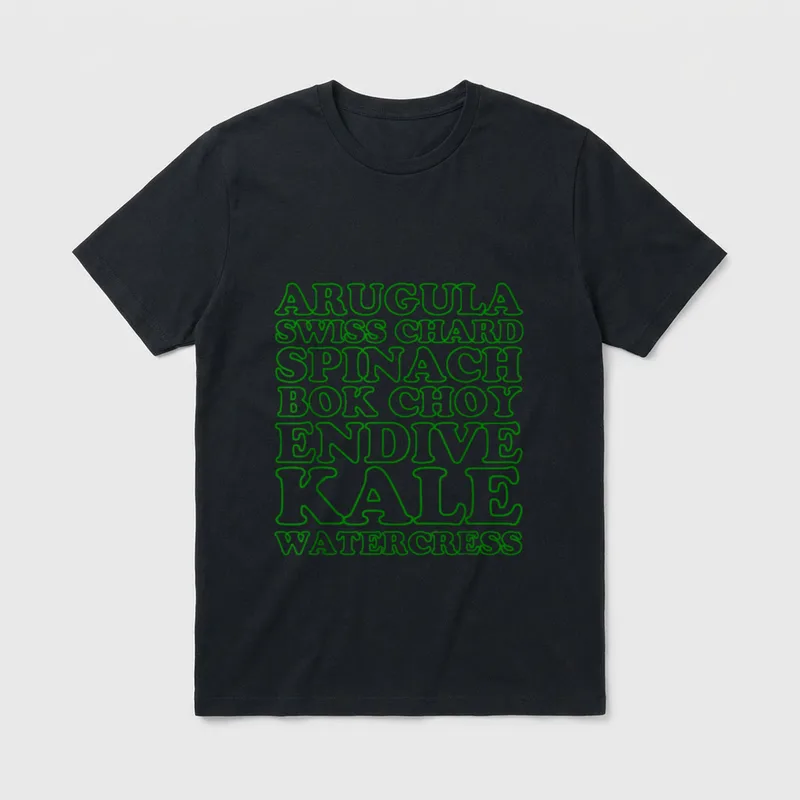 Raw Vegan Leafy Greens T-Shirt – Classic T-Shirt in Black