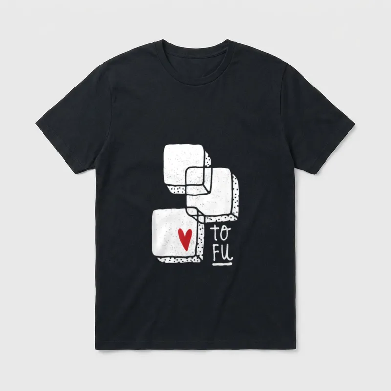 Love Tofu Vegan Clothing T-Shirt – Classic T-Shirt in Black