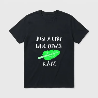 Just A Girl Who Vegan Pun Shirts T-Shirt – Classic T-Shirt in Black