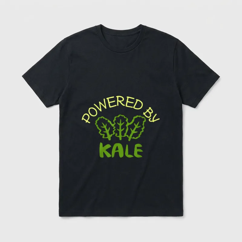 Powered By Kale Whole T-Shirt – Classic T-Shirt in Black