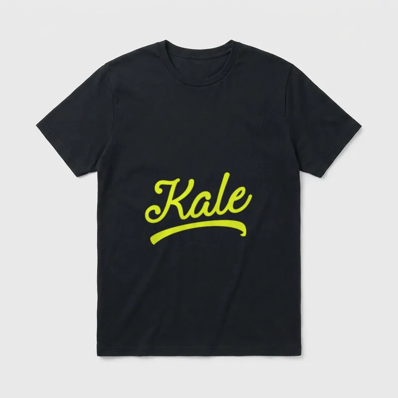 Kale Awesome Vegetarians Leaf T-Shirt – Classic T-Shirt in Black