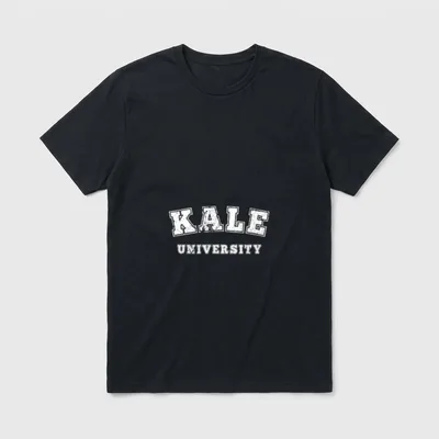 Kale University Parody Vegan T-Shirt – Classic T-Shirt in Black