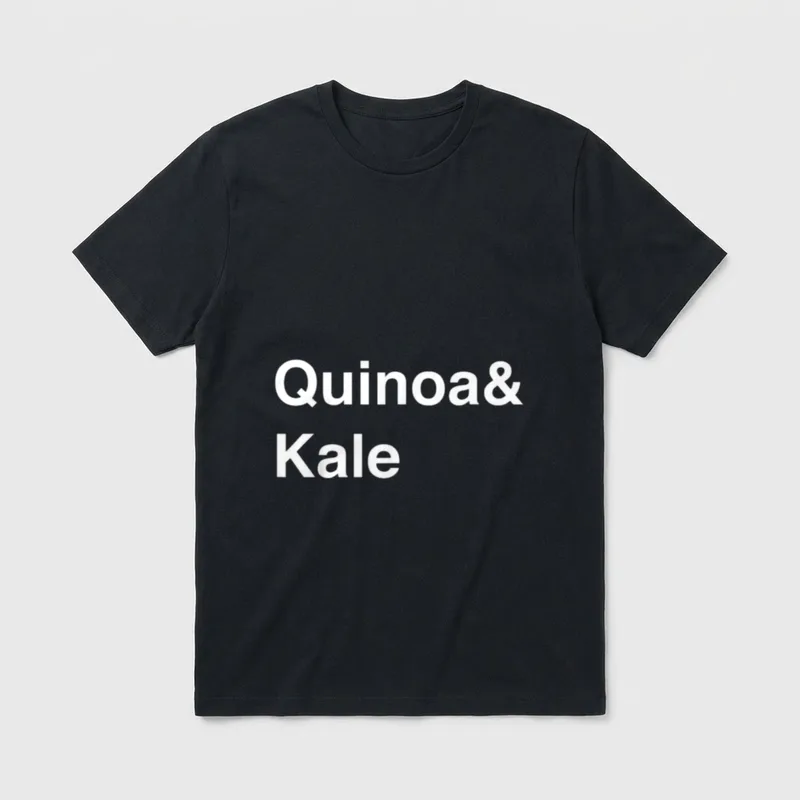 Quinoa Kale Vegan Nutritionist T-Shirt – Classic T-Shirt in Black