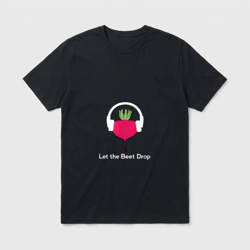 Funny veggie food pun Let T-Shirt – Classic T-Shirt in Black