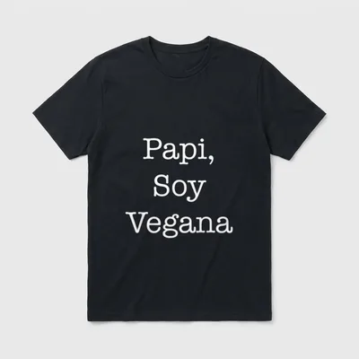 Papi Soy Vegana Vegan T-Shirt – Classic T-Shirt in Black