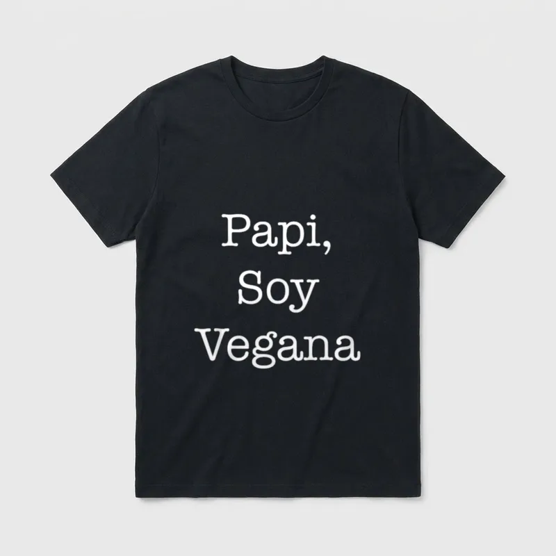 Papi Soy Vegana Vegan T-Shirt – Classic T-Shirt in Black