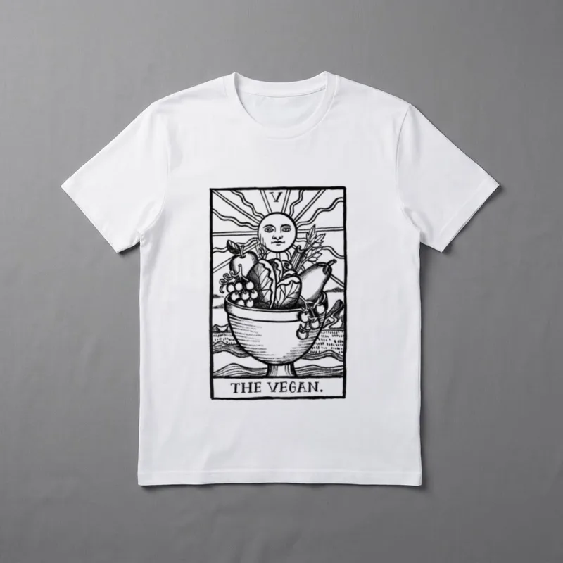 Vegan Tarot Vegan Clothing T-Shirt – Classic T-Shirt in Black