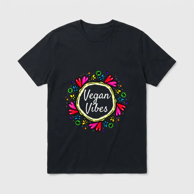 Beautiful Vegan Vibes Vegan T-Shirt – Classic T-Shirt in Black