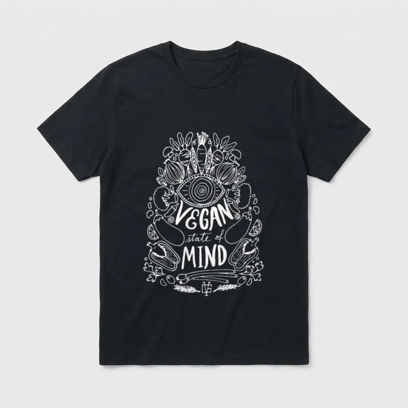 Vegan State of Mind Vegan T-Shirt – Classic T-Shirt in Black