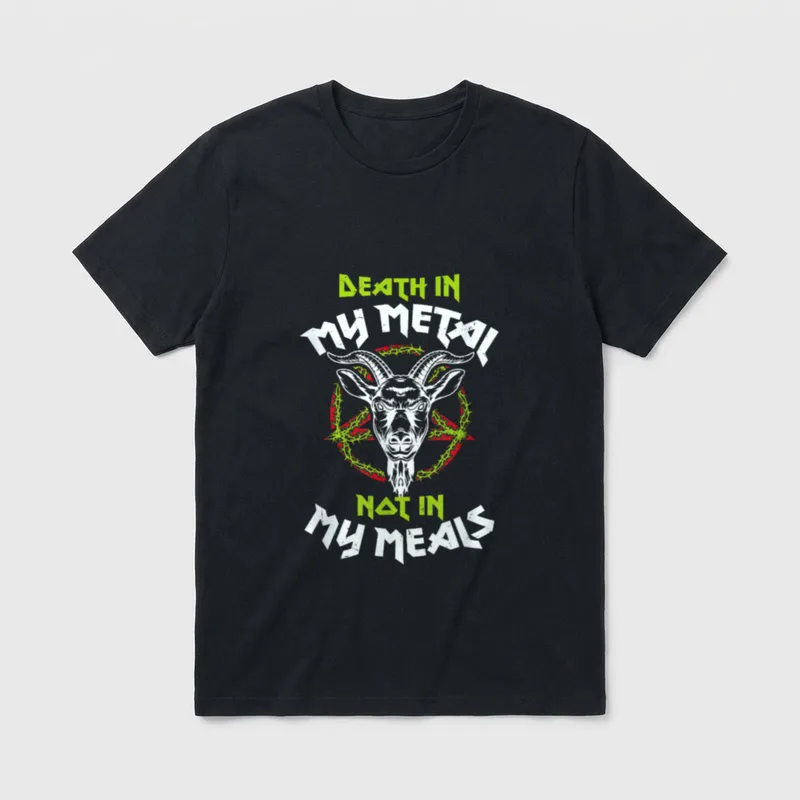Vegan Metal Death Vegan Shirts T-Shirt – Classic T-Shirt in Black