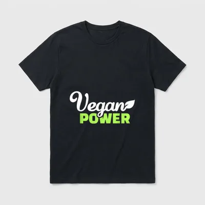 Vegan power Vegan Shirts T-Shirt – Classic T-Shirt in Black