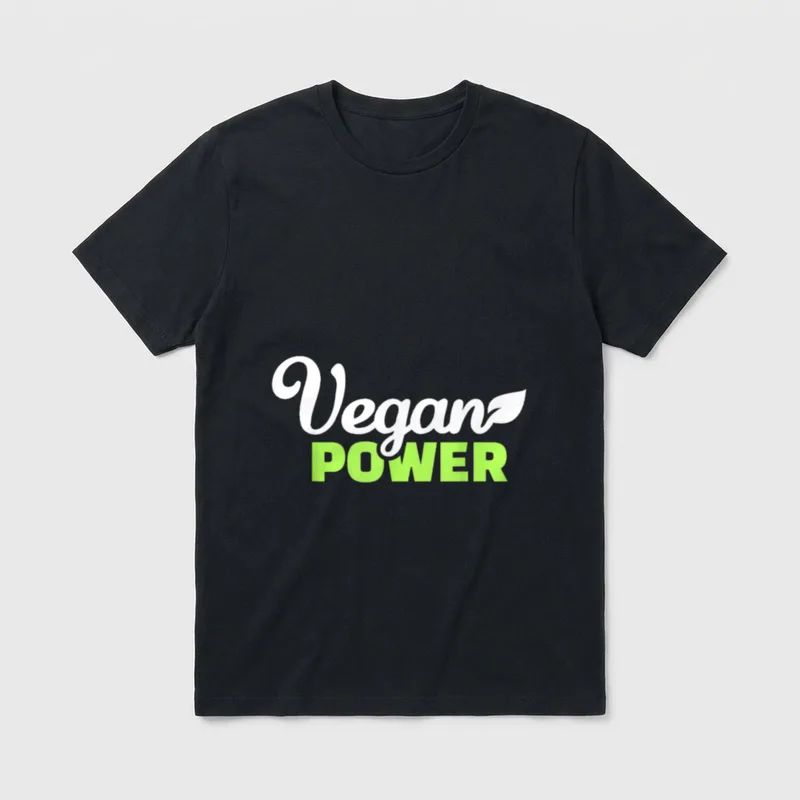 Vegan power Vegan Shirts T-Shirt – Classic T-Shirt in Black