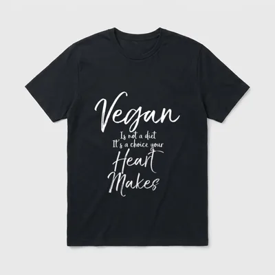 Cute Vegan T-Shirt – Classic T-Shirt in Black