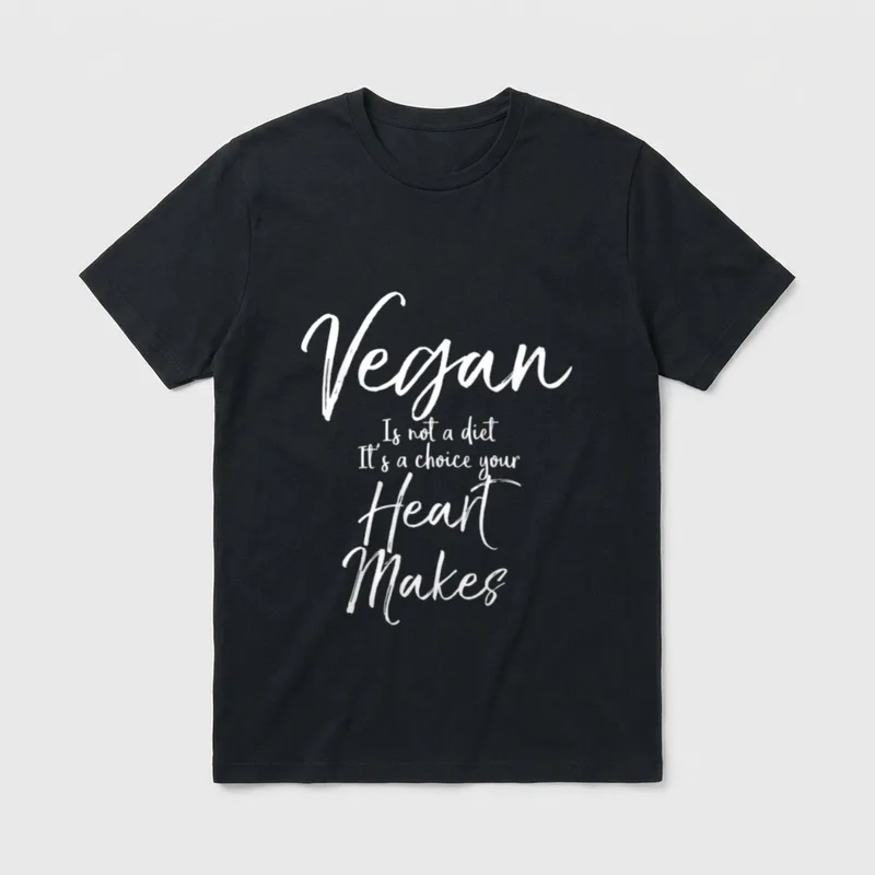 Cute Vegan T-Shirt – Classic T-Shirt in Black