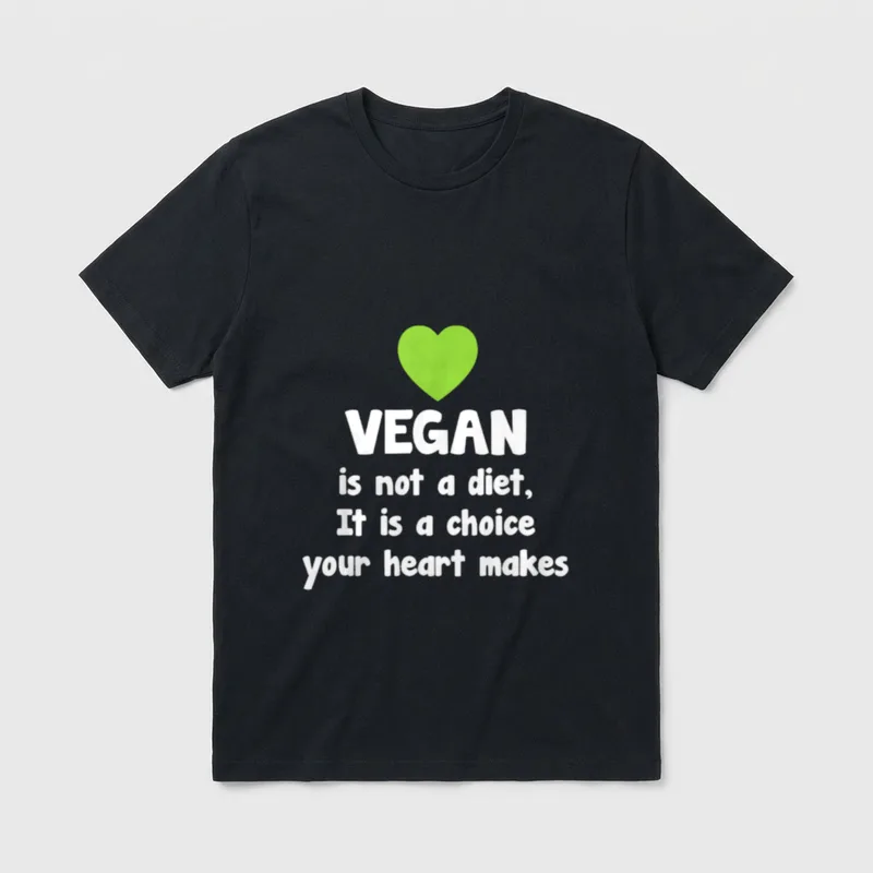 Vegan Not a Diet T-Shirt – Classic T-Shirt in Black