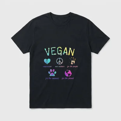 Vegan Diet Great Vegan T-Shirt – Classic T-Shirt in Black
