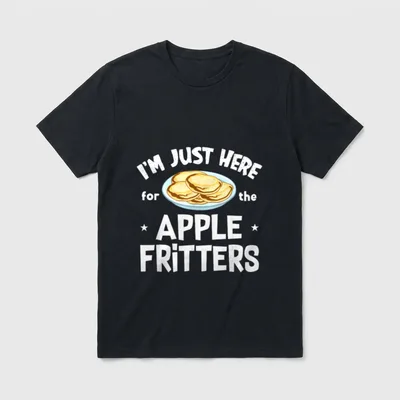 Apple Fritter Recipes Donuts T-Shirt – Classic T-Shirt in Black