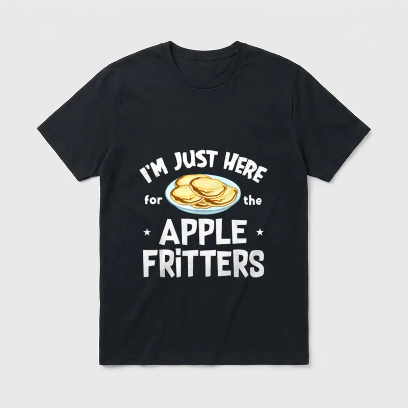 Apple Fritter Recipes Donuts T-Shirt – Classic T-Shirt in Black