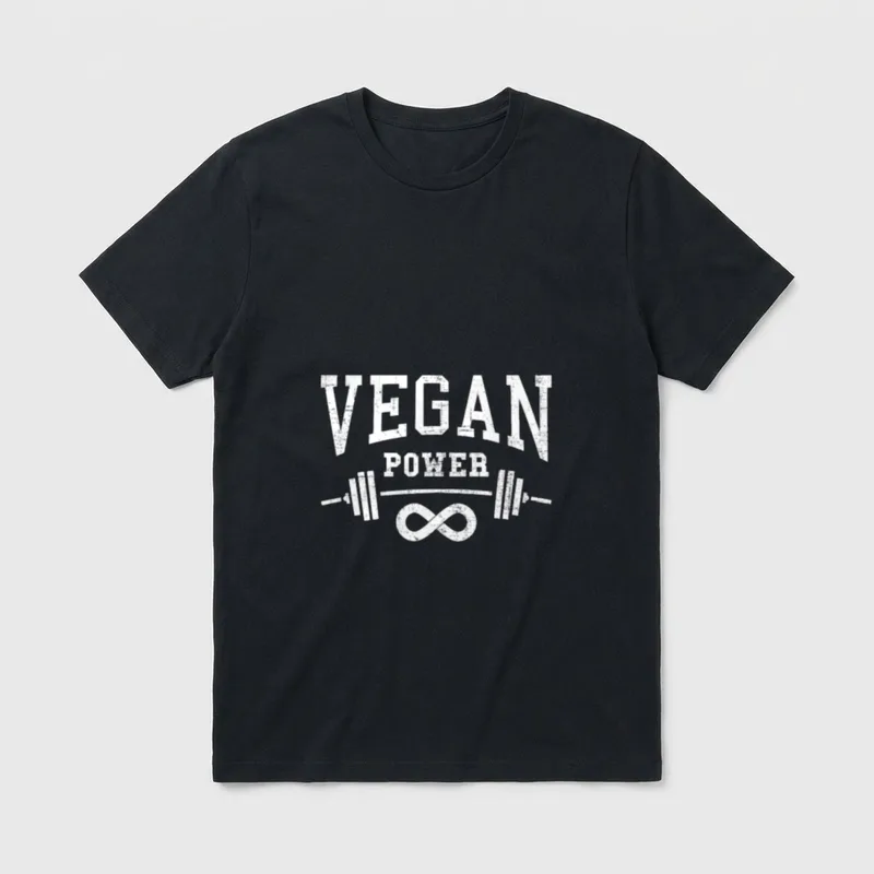 Vegan Power Forever Cool T-Shirt – Classic T-Shirt in Black