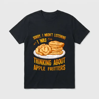 Apple Fritter Recipes Donuts Bread T-Shirt – Classic T-Shirt in Black
