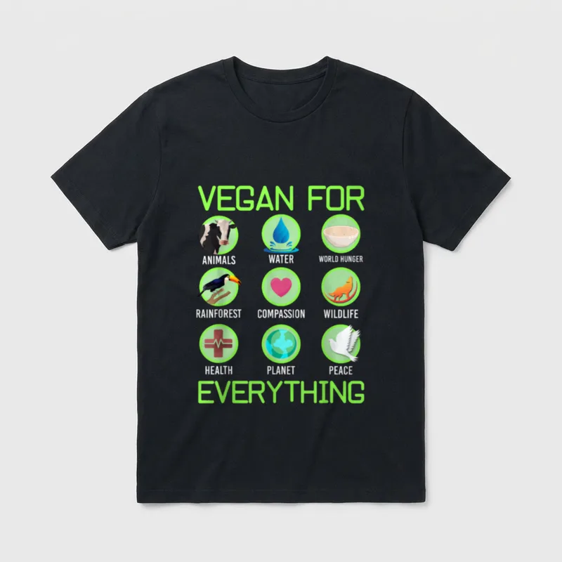 Vegan Veganism Vegan T-Shirt – Classic T-Shirt in Black