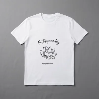 Eat Responsibly Aspiring T-Shirt – Classic T-Shirt in Black