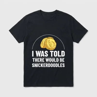 Snickerdoodle Cookie Dough Vegan T-Shirt – Classic T-Shirt in Black