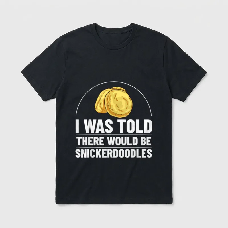 Snickerdoodle Cookie Dough Vegan T-Shirt – Classic T-Shirt in Black