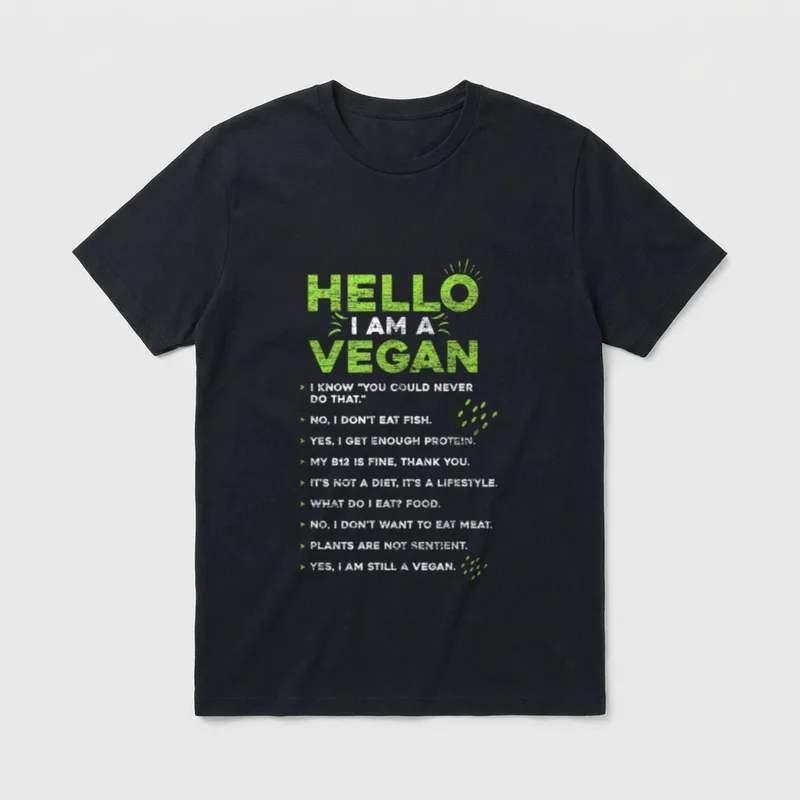 Vegan for Vegans Vegan Shirts T-Shirt – Classic T-Shirt in Black