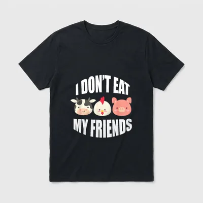 Animal Ecos for Vegans T-Shirt – Classic T-Shirt in Black