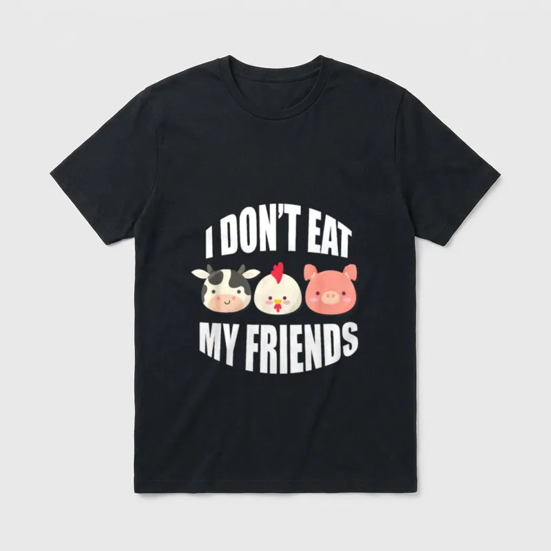 Animal Ecos for Vegans T-Shirt – Classic T-Shirt in Black