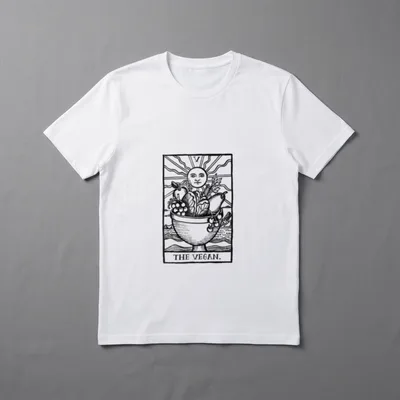 Vegan Tarot Vegan T-Shirt – Classic T-Shirt in Black