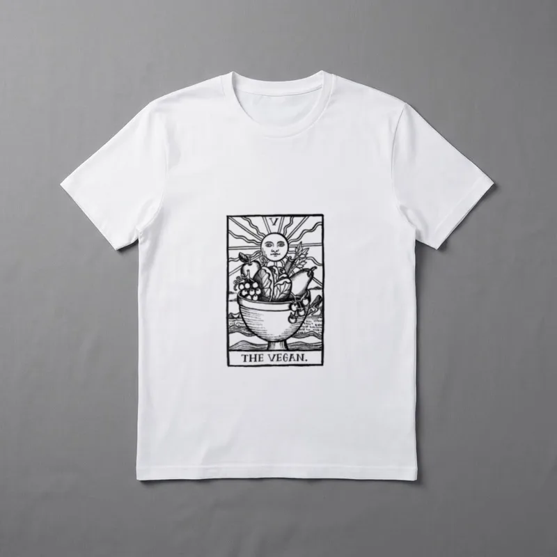 Vegan Tarot Vegan T-Shirt – Classic T-Shirt in Black
