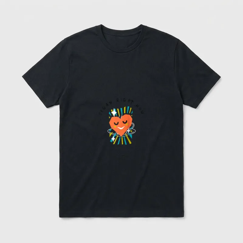 Aspiring Veganista Vegan Right T-Shirt – Classic T-Shirt in Black