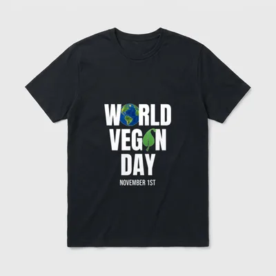 World Vegan Day Vegan Shirts T-Shirt – Classic T-Shirt in Black