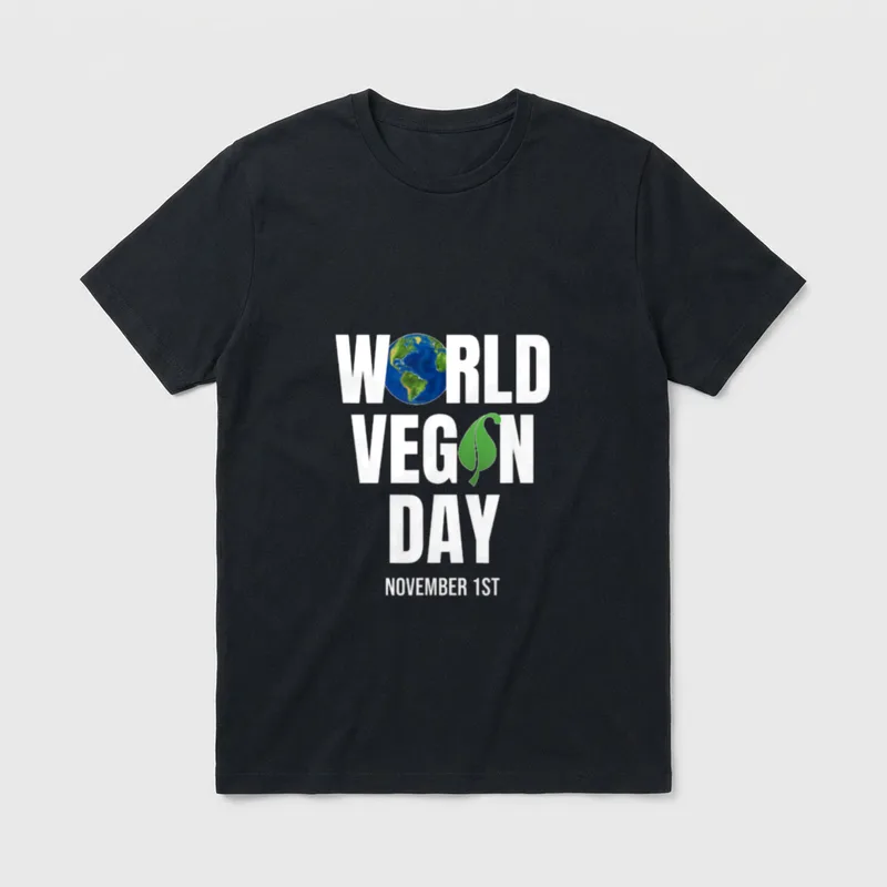 World Vegan Day Vegan Shirts T-Shirt – Classic T-Shirt in Black