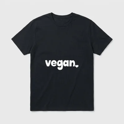 Vegan Cute Vegan T-Shirt – Classic T-Shirt in Black